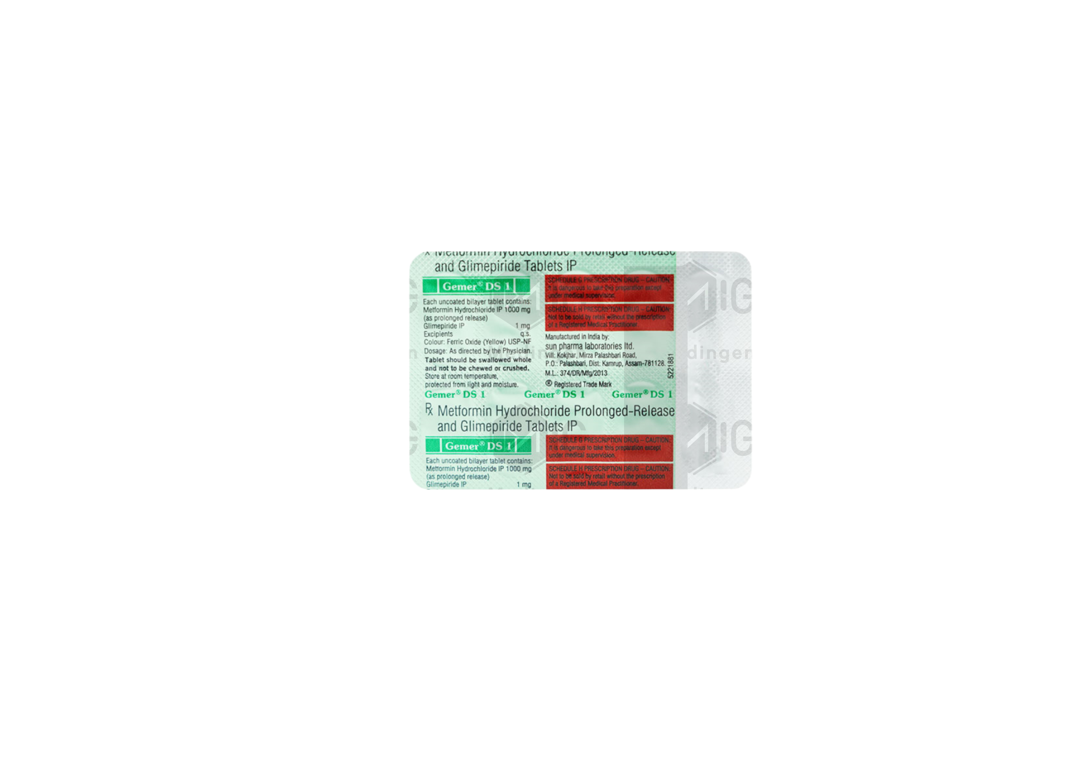 GEMER DS 1MG